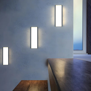 ZOWALA - Contemporary LED White Rectangular Exterior Wall Light Image - 7