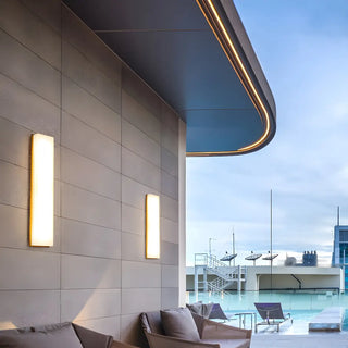 ZOWALA - Contemporary LED White Rectangular Exterior Wall Light Image - 8