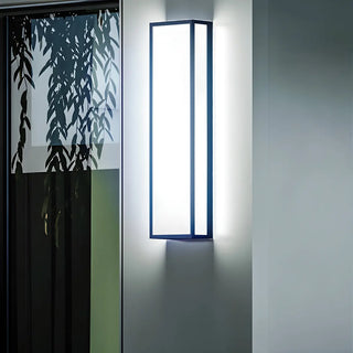 Contemporary Vertical Metal Resin External Wall Light Zawala Image - 13