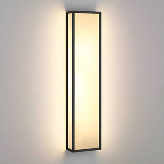 Contemporary Vertical Metal Resin External Wall Light Zawala Image - 6