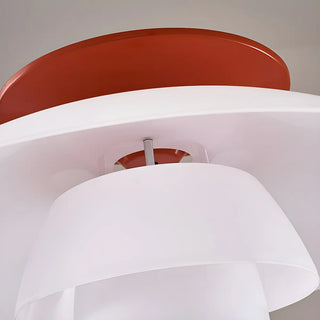 Contemporary White Tiered Cone Shade Floor Lamp Zawala Image - 8