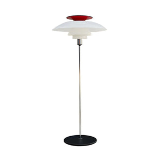 Contemporary White Tiered Cone Shade Floor Lamp Zawala Image - 9