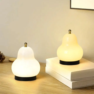 Artistic Cute Pear-Shaped Bedside Atmosphere Table Lamp Zawala Image - 1