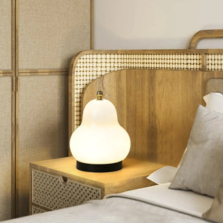 Artistic Cute Pear-Shaped Bedside Atmosphere Table Lamp Zawala Image - 6
