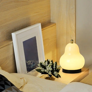 Artistic Cute Pear-Shaped Bedside Atmosphere Table Lamp Zawala Image - 2