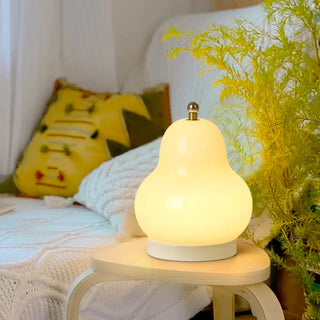Artistic Cute Pear-Shaped Bedside Atmosphere Table Lamp Zawala Image - 3