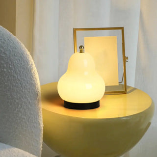 Artistic Cute Pear-Shaped Bedside Atmosphere Table Lamp Zawala Image - 4