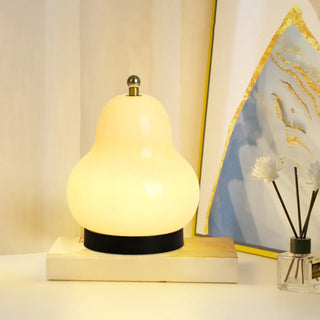 Artistic Cute Pear-Shaped Bedside Atmosphere Table Lamp Zawala Image - 9