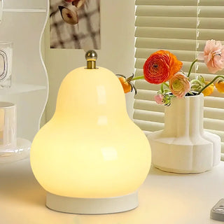 Artistic Cute Pear-Shaped Bedside Atmosphere Table Lamp Zawala Image - 5