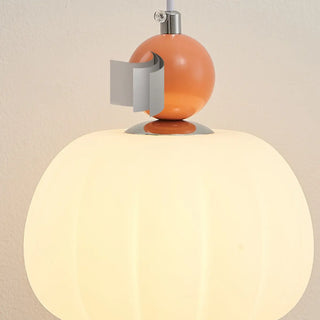 Bedroom Cream Yellow Pumpkin Pendant Wall Sconce Zawala Image - 11