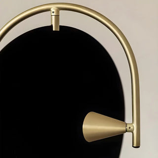 Creative Black Hourglass Metal LED Floor Lamp Zawala Image - 13