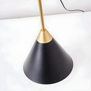 Creative Black Hourglass Metal LED Floor Lamp Zawala Image - 14
