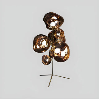 ZOWALA - Creative Gold Cluster Melt Floor Lamp Image - 8