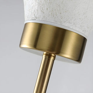 Modern Large Glass Globe Brown Resin LED Floor Lamp Zawala Image - 7