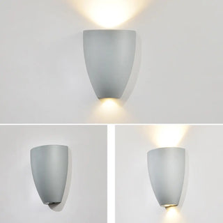 ZOWALA - Modern Cup-Shaped Black Up Down Vanity Wall Light Image - 15