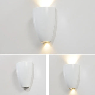 ZOWALA - Modern Cup-Shaped Black Up Down Vanity Wall Light Image - 16
