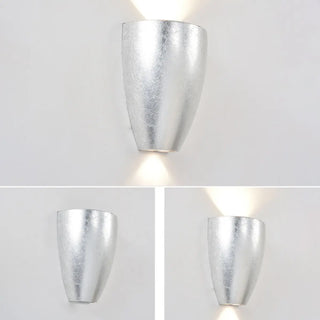 ZOWALA - Modern Cup-Shaped Black Up Down Vanity Wall Light Image - 17