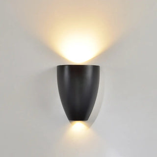 ZOWALA - Modern Cup-Shaped Black Up Down Vanity Wall Light Image - 4