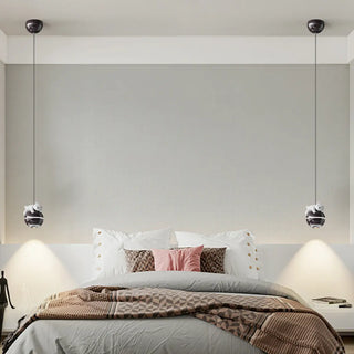 Unique Cute Bear Chrome Globe Children Room Pendant Light Zawala Image - 3