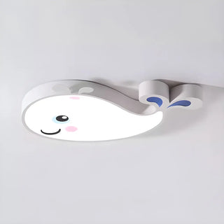 Corridor Adorable Whale LED Flush Mount Ceiling Light Zawala Image - 11