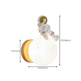 ZOWALA - Kids Wood Globe Indoor Wall Light Image - 19