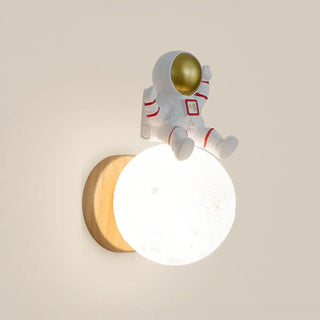 ZOWALA - Kids Wood Globe Indoor Wall Light Image - 4