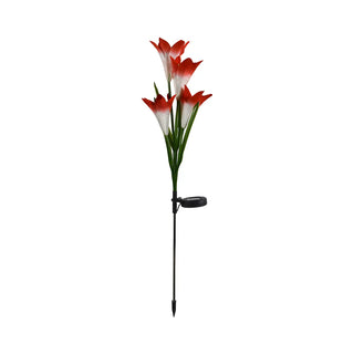 Decorative Plastic Lily Bouquet LED Landscape Lighting Zawala Image - 13