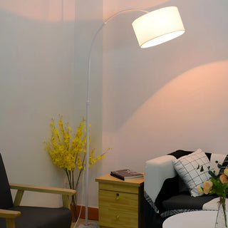Adjustable Decorative Rainbow Cylinder Metal Floor Lamp Zawala Image - 12
