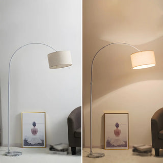 Adjustable Decorative Rainbow Cylinder Metal Floor Lamp Zawala Image - 14