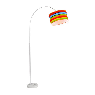 Adjustable Decorative Rainbow Cylinder Metal Floor Lamp Zawala Image - 19
