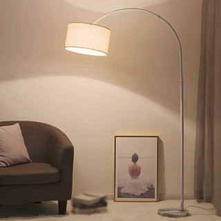 Adjustable Decorative Rainbow Cylinder Metal Floor Lamp Zawala Image - 2