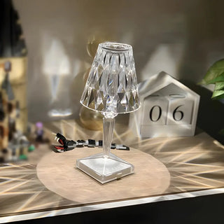 Simple Square Base Cup Shape Colorful Decor Table Lamp Zawala Image - 4
