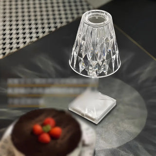 Simple Square Base Cup Shape Colorful Decor Table Lamp Zawala Image - 5