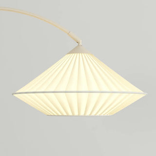 Diamond-Shaped Simple Arched Floor Lamp with Storage Image - 6