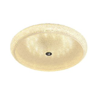 ZOWALA - Modern Crystal Drum Metal Hallway Flush Mount Silver 2-Light Image - 12