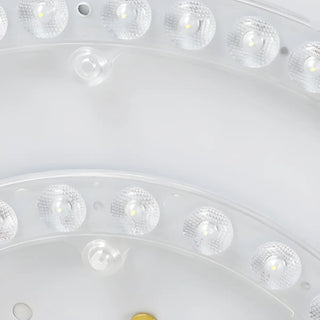Adjustable Simple Drum Round Ceiling Fan with LED Light Zowala Image - 9