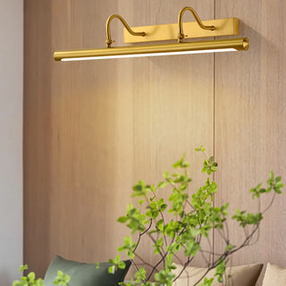ZOWALA - Elegant Gold Straight Linear Vanity Mirror Light Image - 4