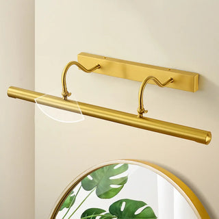 ZOWALA - Elegant Gold Straight Linear Vanity Mirror Light Image - 8