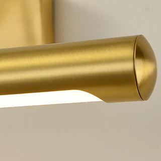 ZOWALA - Elegant Gold Straight Linear Vanity Mirror Light Image - 9