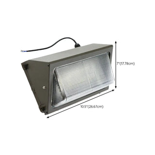 Durable Grey Outdoor LED Wall Pack Light Zawala #size