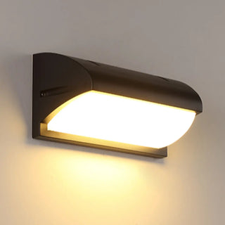 Durable Waterproof Black Square Outdoor Wall Sconce Zawala Image - 17