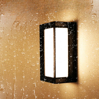 Durable Waterproof Black Square Outdoor Wall Sconce Zawala Image - 18