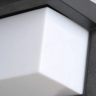 Durable Waterproof Black Square Outdoor Wall Sconce Zawala Image - 21