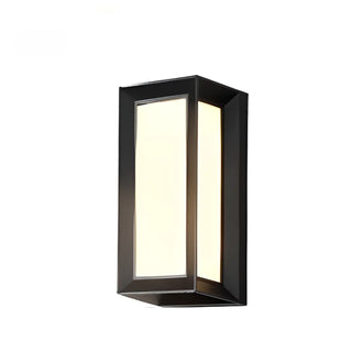 Durable Waterproof Black Square Outdoor Wall Sconce Zawala Image - 10
