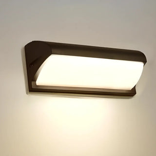 Durable Waterproof Black Square Outdoor Wall Sconce Zawala Image - 8