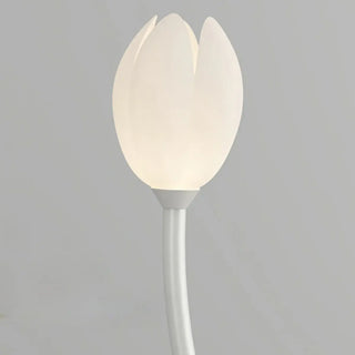 2-Light Bedroom Elegant Tulip Metal Floor Lamp Zawala Image - 5