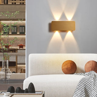 ZOWALA - Quadruple Light Beams Rectangular Up Down Wall Sconce Image - 1