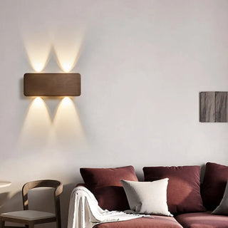 ZOWALA - Quadruple Light Beams Rectangular Up Down Wall Sconce Image - 2