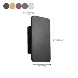 ZOWALA - Quadruple Light Beams Rectangular Up Down Wall Sconce #size