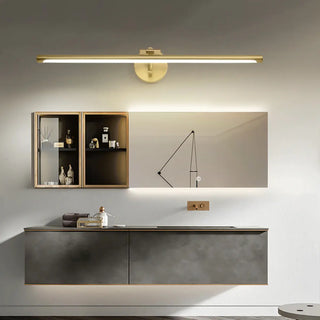 Adjustable Modish Gold Linear Bathroom Vanity Light Zawala Image - 3